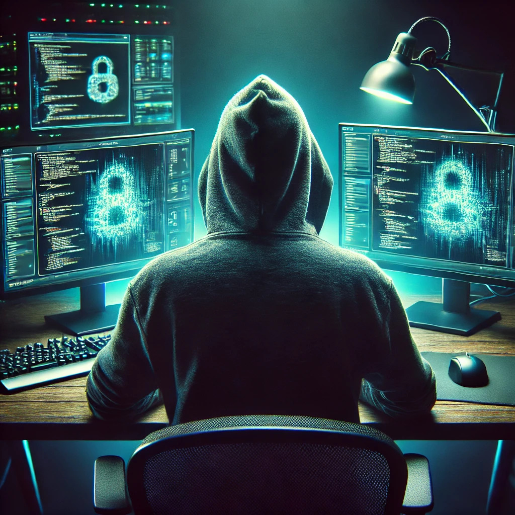 hooded hacker